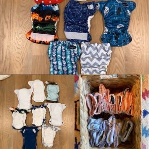 Newborn Cloth AIO Diaper Bundle